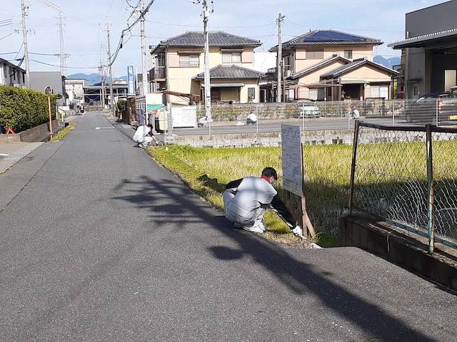 地域清掃に伴う営業開始時間変更のお知らせ